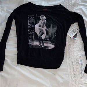 NWT Marilyn Monroe long sleeve shirt